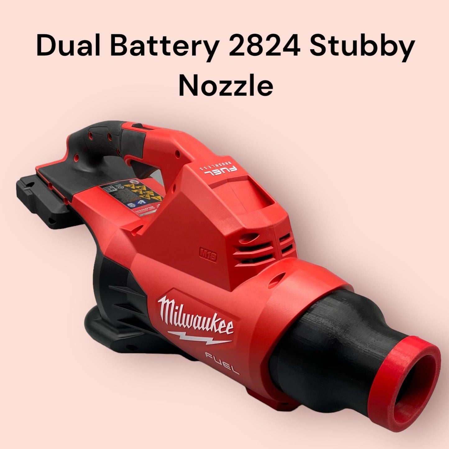 Soft Tip for Milwaukee Car Drying Stubby Nozzle Tip For 2824-20 M18 FUEL Dual Battery Blower