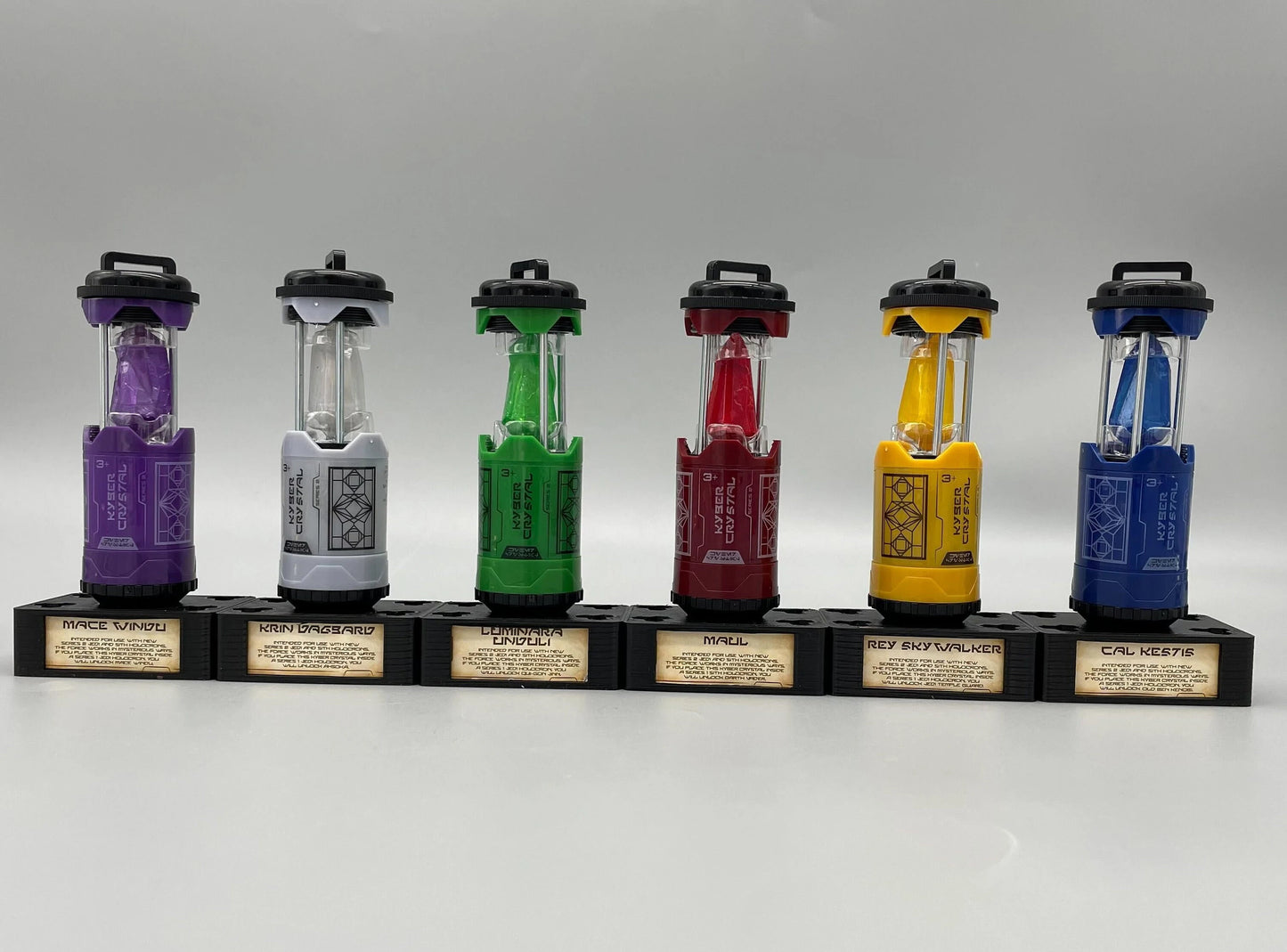 Kyber Crystal Series 2 Display Stand holder (Single Crystals, 6 Pack)