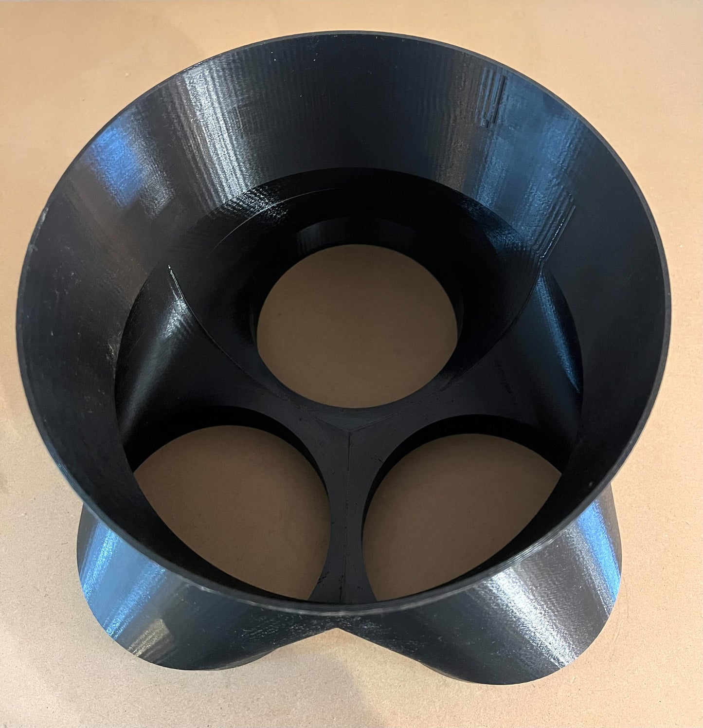 10" to 6" 3-Way Splitter Duct Connection for Woodwork Dust, Grow Tent
