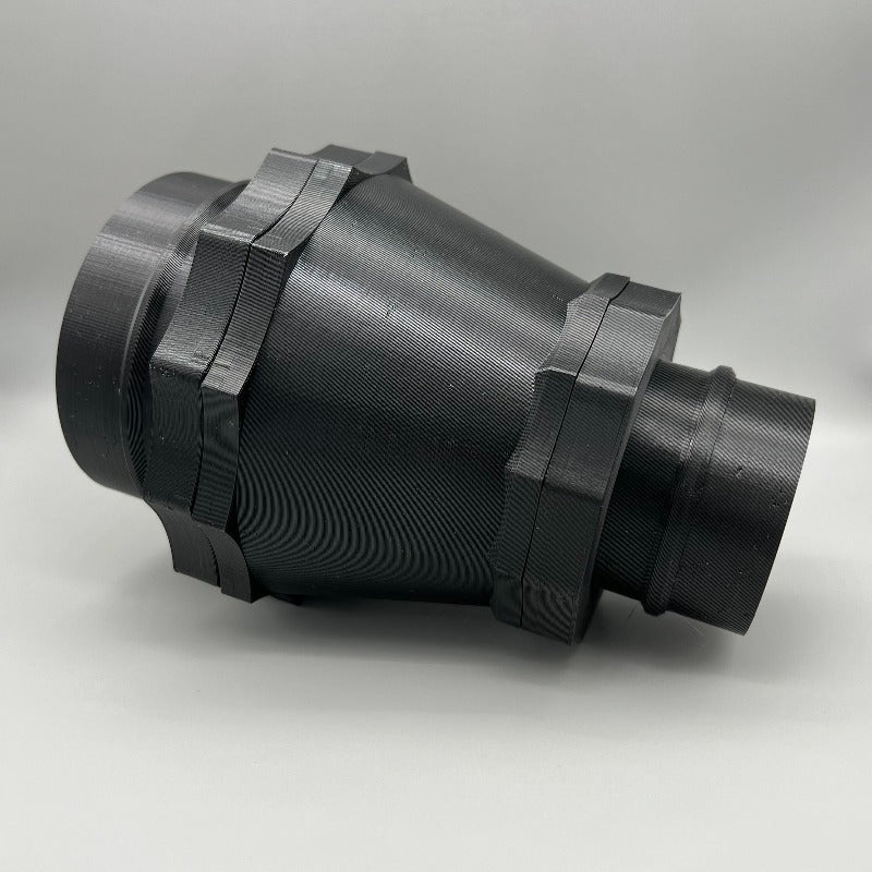 4" to 2.5" or 2.5" to 4" Mag-Duct Port Reducer/Union Adapter - MagDuct Quick Disconnect