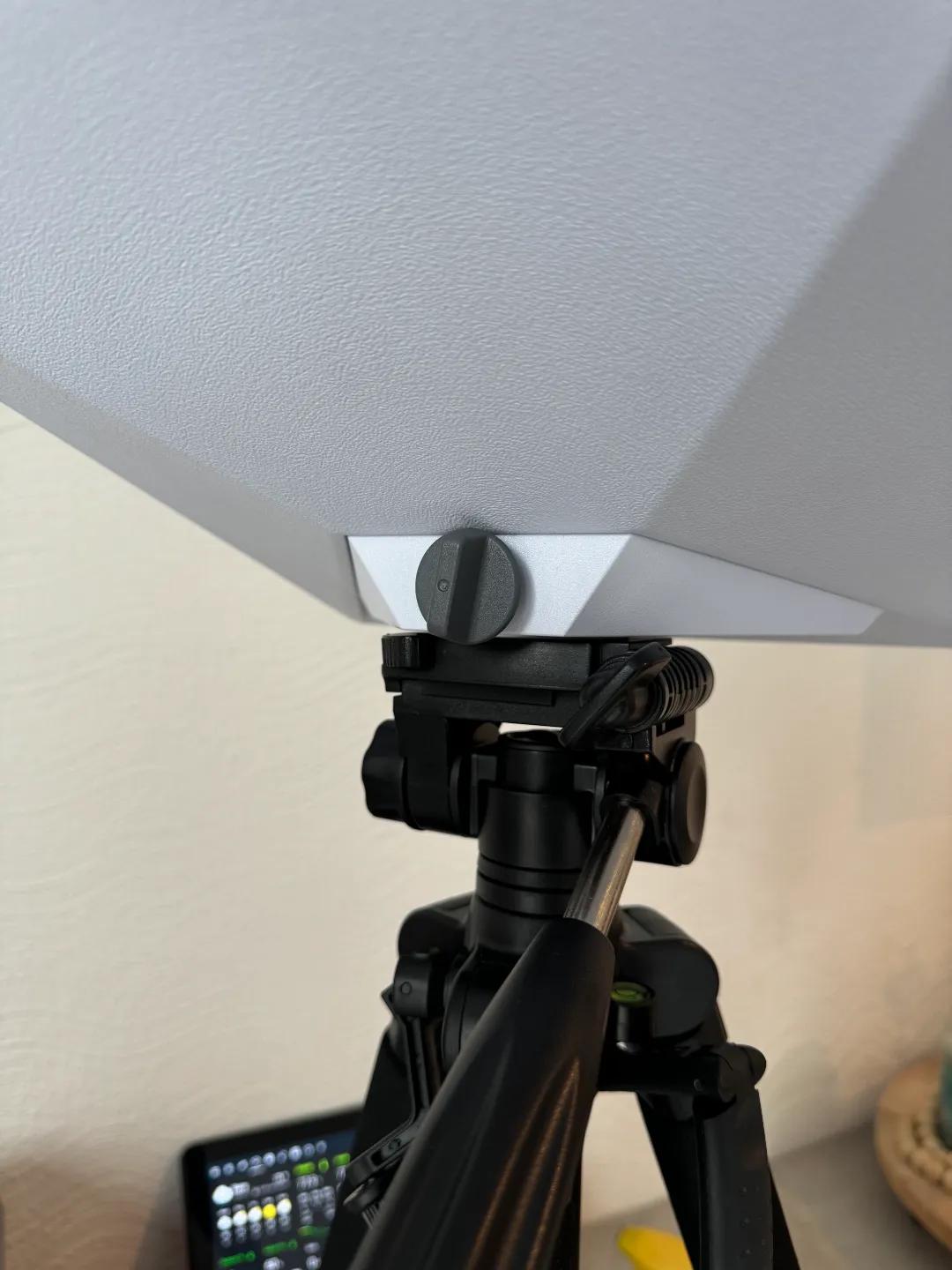 Pole Mount Adapter Compatible with Starlink Mini – For Quick Detach Camera Tripods, No Extra Hardware Required!