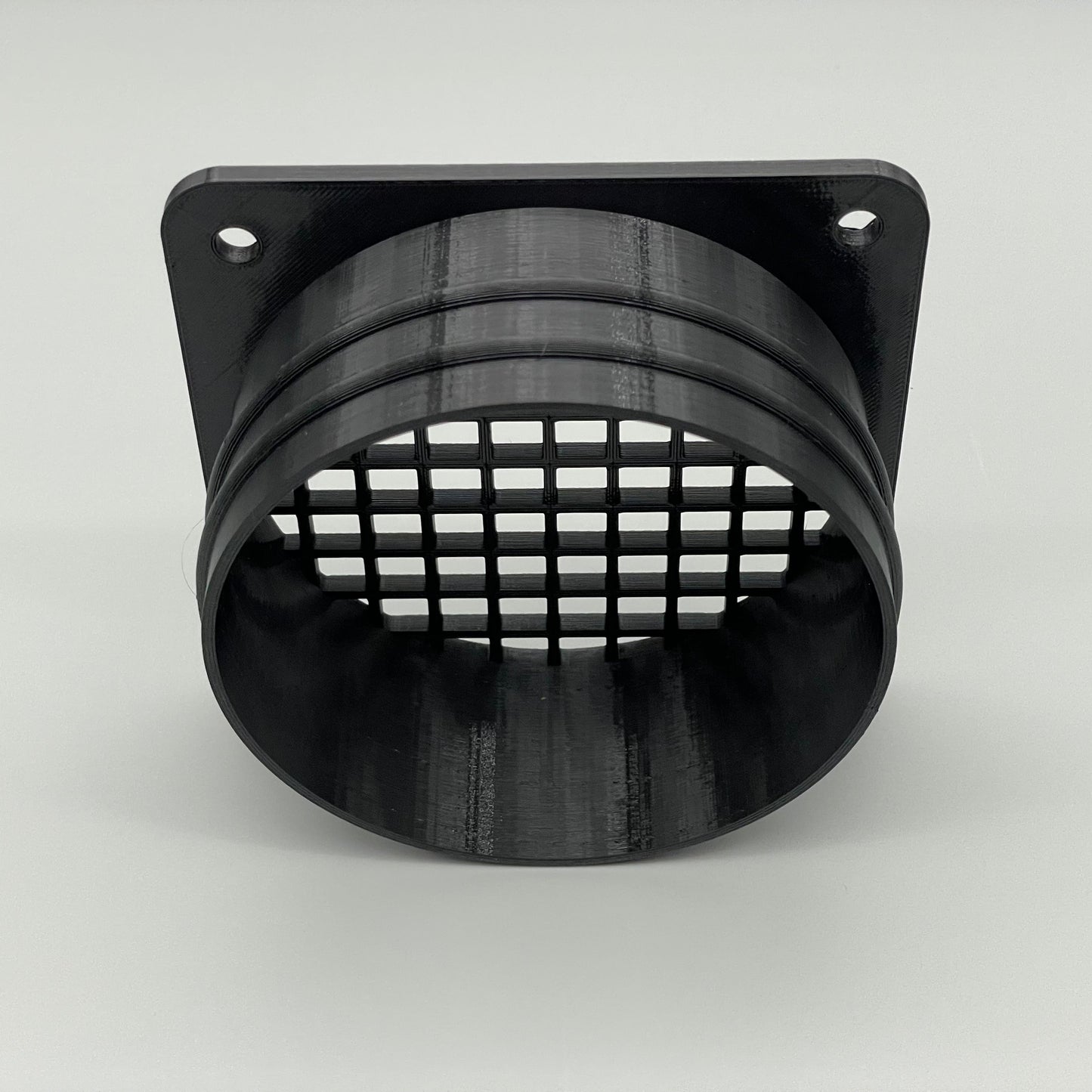 4" Duct Connector Flange PETG Plastic | Mounting Plate Hose Pipe Adaptor
