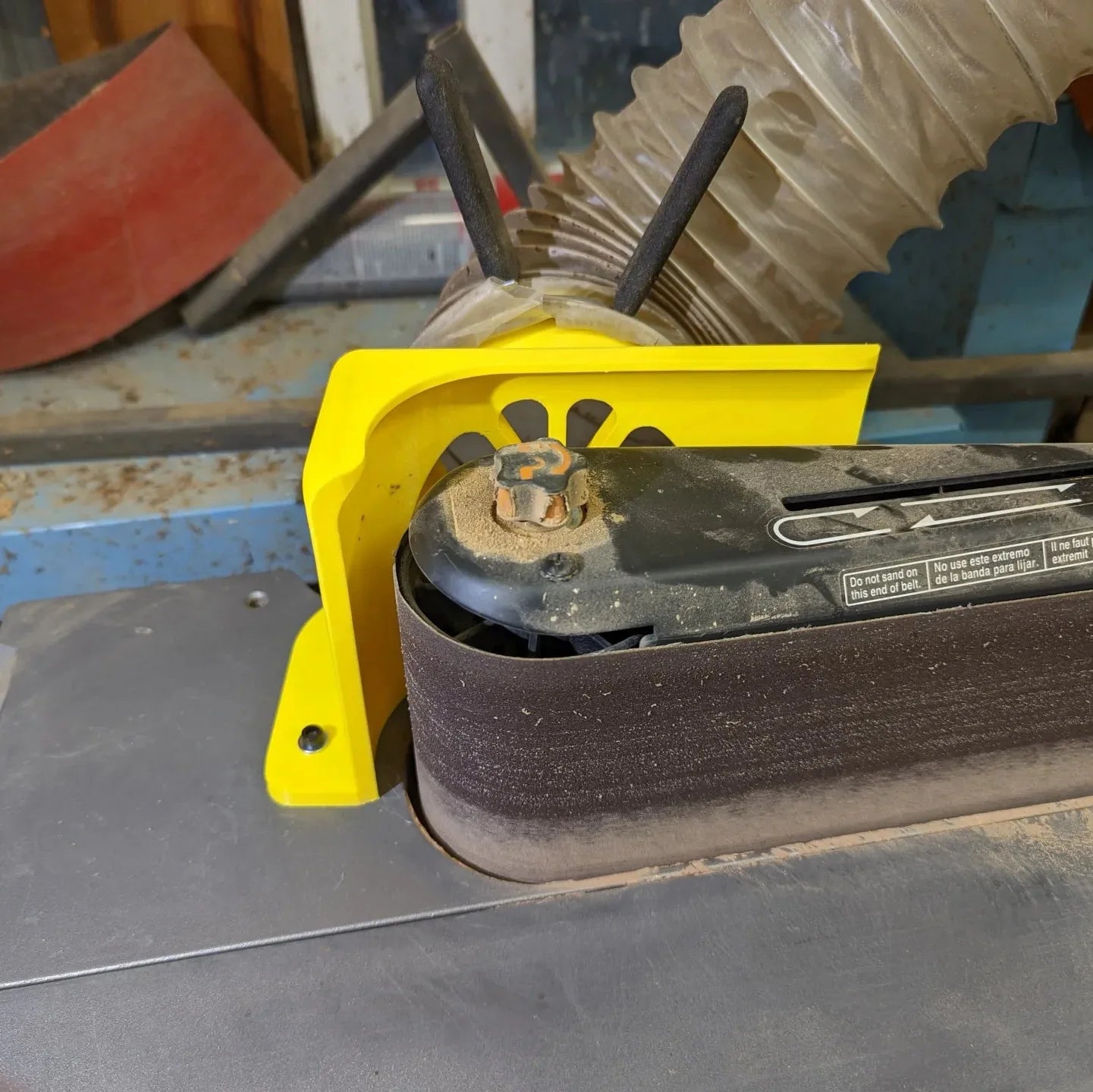Ridgid Oscillating Belt Sander 4" Dust Chute Shroud