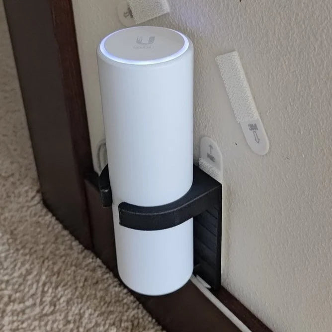 Command Strip Wall Mount for Ubiquiti U6-Mesh, Unifi FlexHD: Simple, Damage-Free