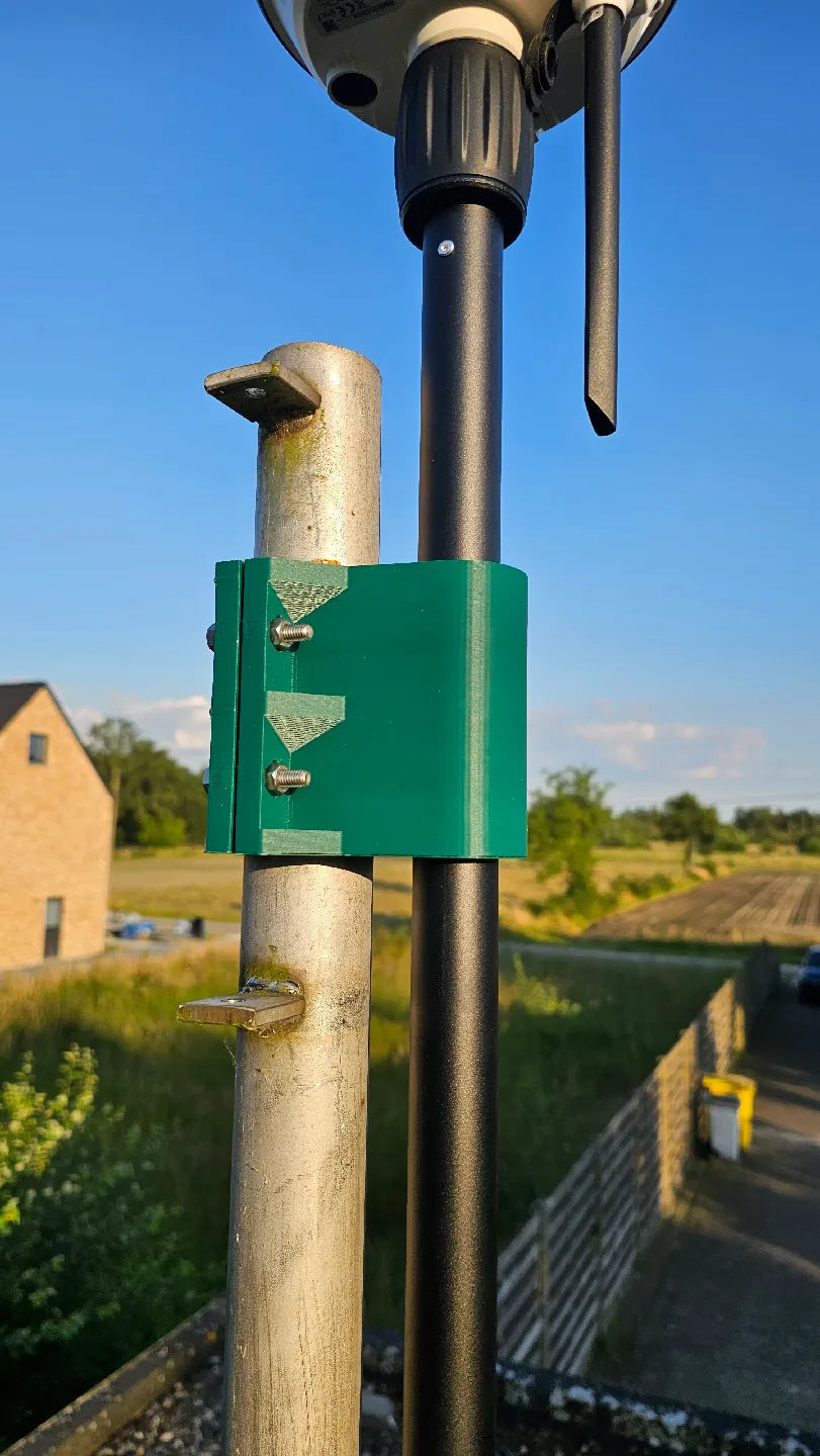 Mammotion Luba 1, 2, 2X & Yuka RTK Antenna Pole Mount | Clamp Style