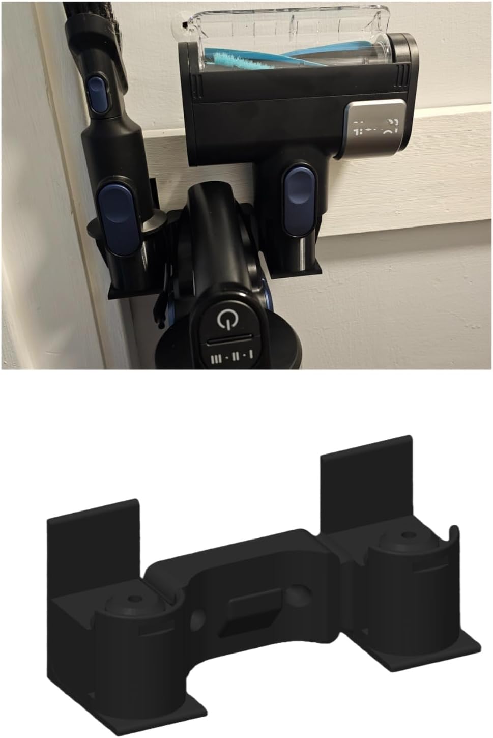 Wall Mount Holder for Levoit LVAC-300 Cordless Vacuum, All-in-One Storage Organizer with Accessory Holders, Space Saving for Garage, Closet, Utility Room