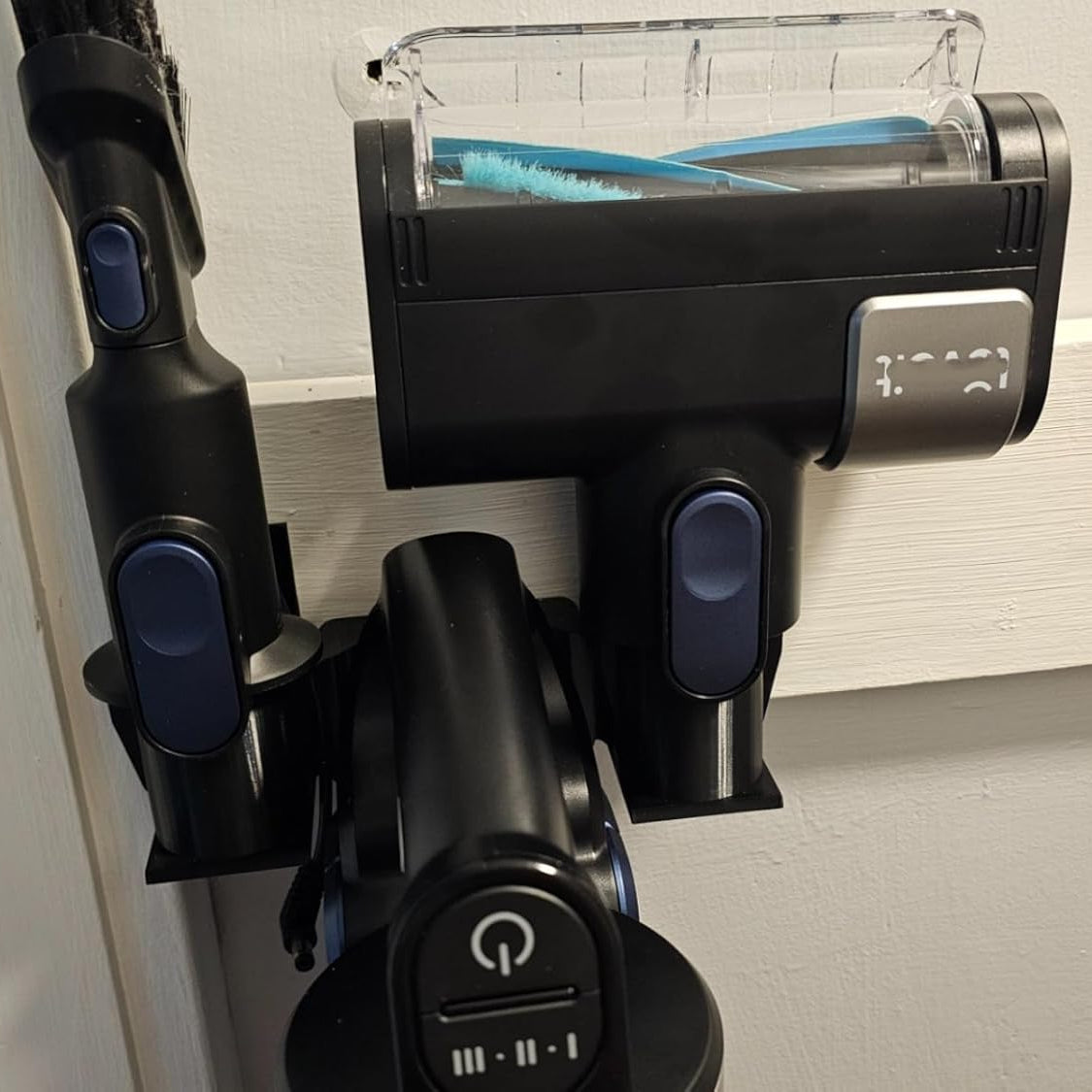Wall Mount Holder for Levoit LVAC-300 Cordless Vacuum, All-in-One Storage Organizer with Accessory Holders, Space Saving for Garage, Closet, Utility Room