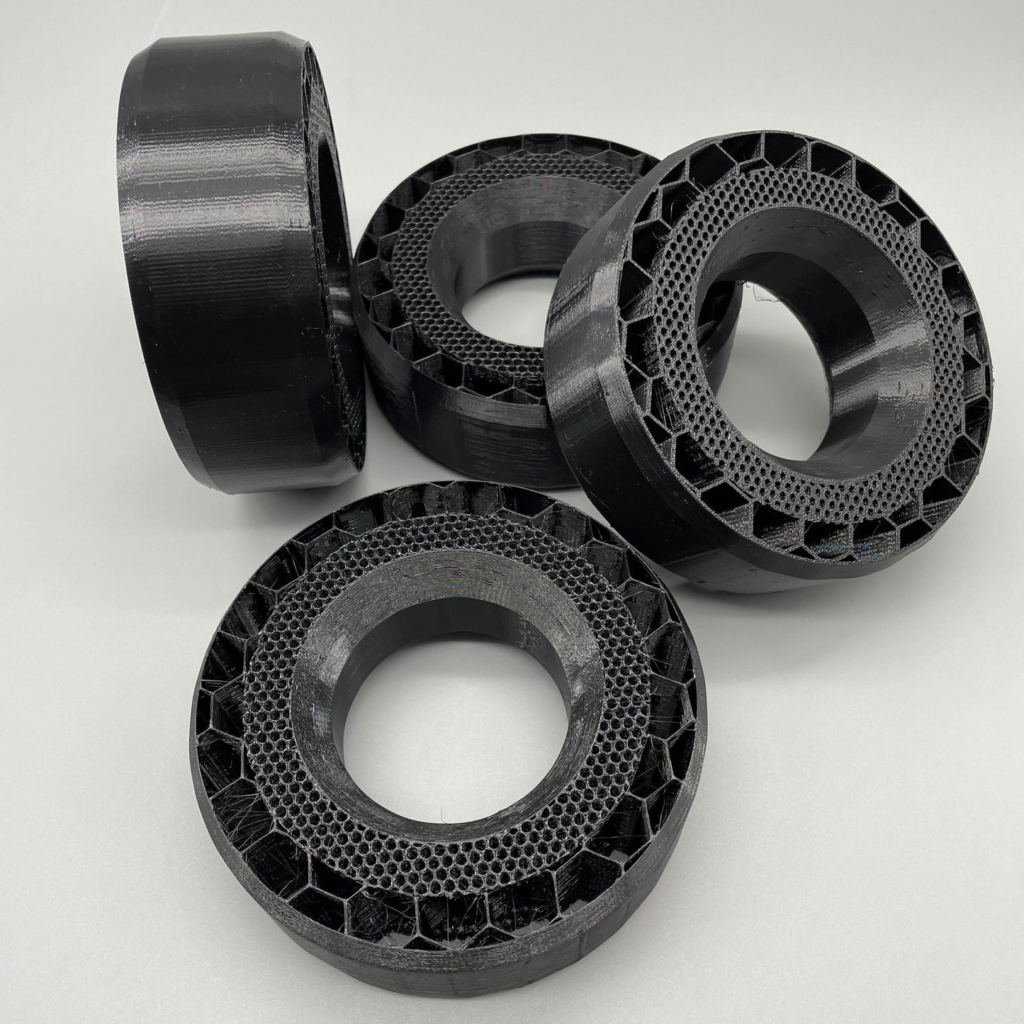 (4 Pack) 2.2 x 5.7 inch 3D Printed Wheel Tire Inserts for 1/10 Scale RC Crawler