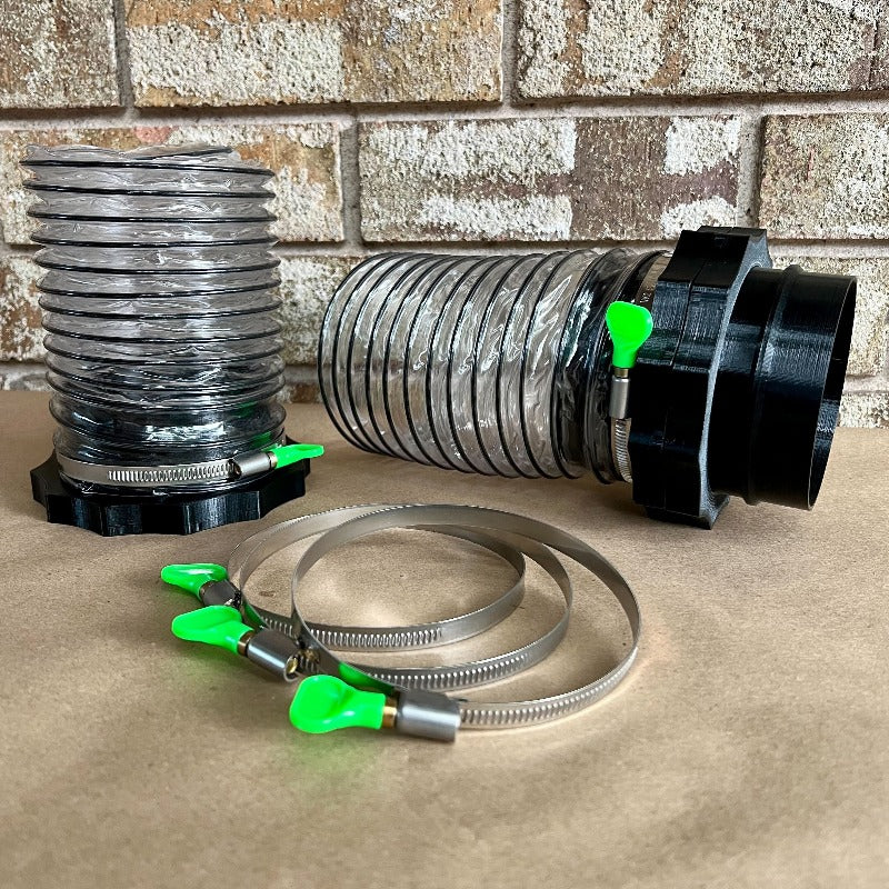 Build Your Own Kit 4" Magnetic Duct Port Collector System -  MagDuct Quick Disconnect