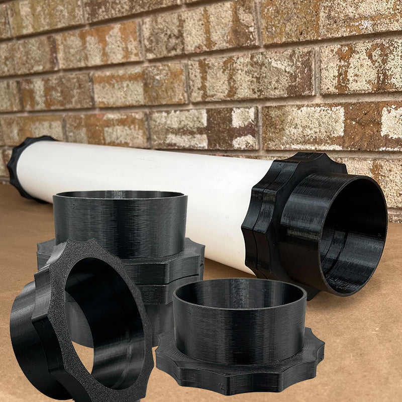 4" PVC Port Magnetic Dust Collector Fitting - Quick Disconnect - MagDuct Quick Disconnect