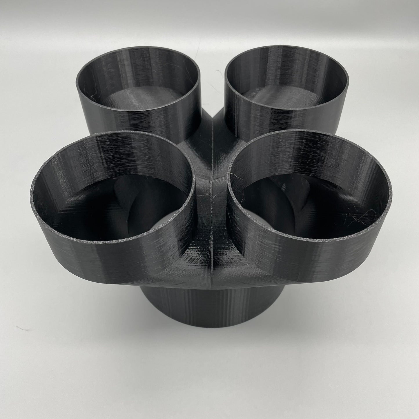 6" to 3" 4-Way Splitter Duct Connection for Woodwork Dust, Grow Tent