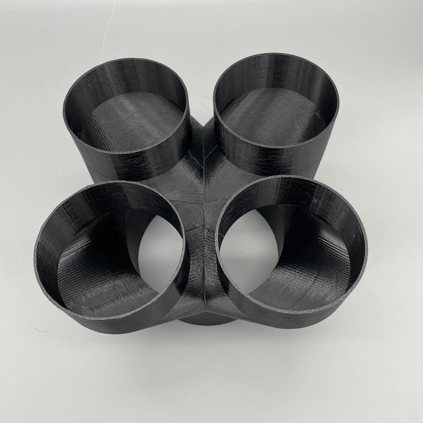 6" to 3" 4-Way Splitter Duct Connection for Woodwork Dust, Grow Tent