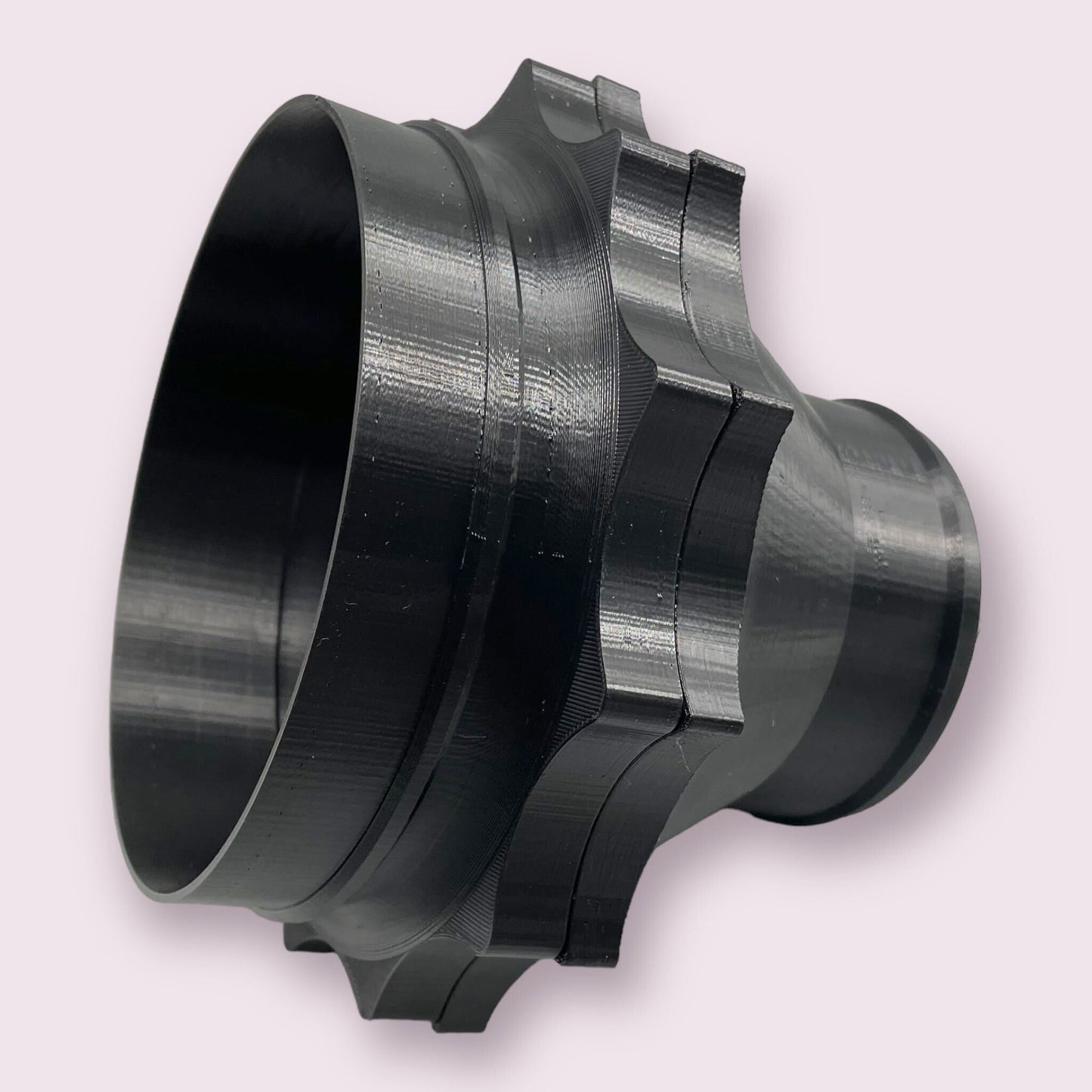 6 inch Mag-Duct to 4 inch Hose Port Reducer/Union Adapter