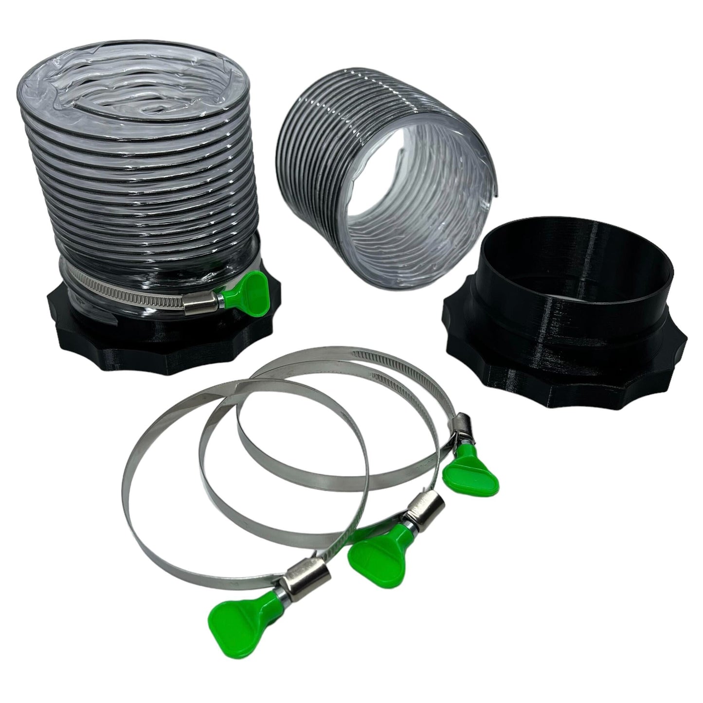 8PC Port Magnetic 4in Dust Collector System Starter Kit - MagDuct Quick Disconnect