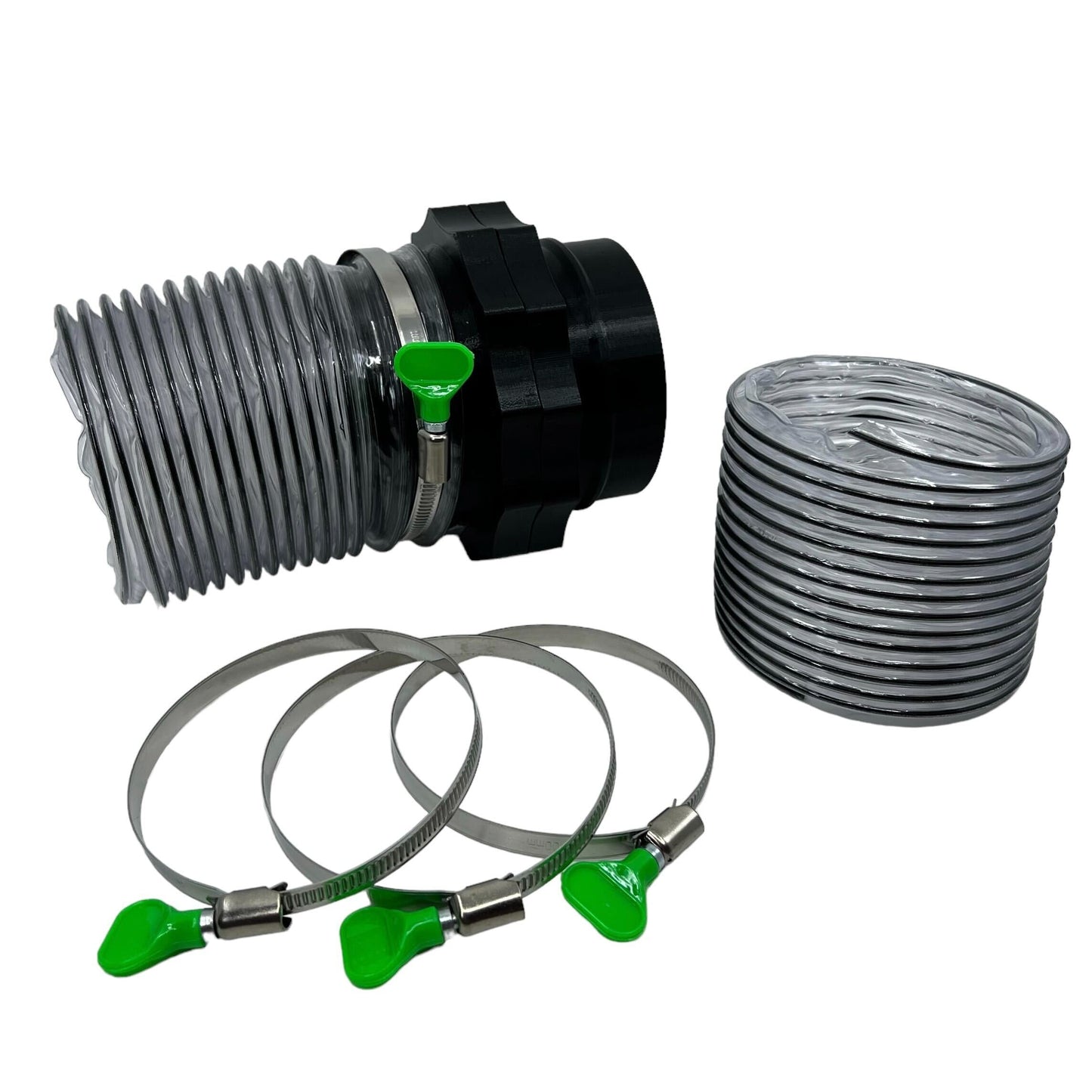 8PC Port Magnetic 4in Dust Collector System Starter Kit - MagDuct Quick Disconnect