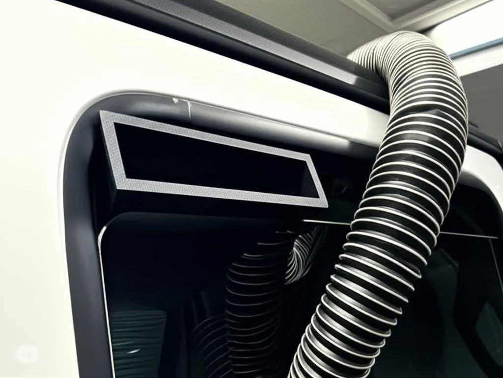 EcoFlow Wave 2 & 3 Window Duct Adapter - 5" Exhaust / 6" Intake (Square Profile)
