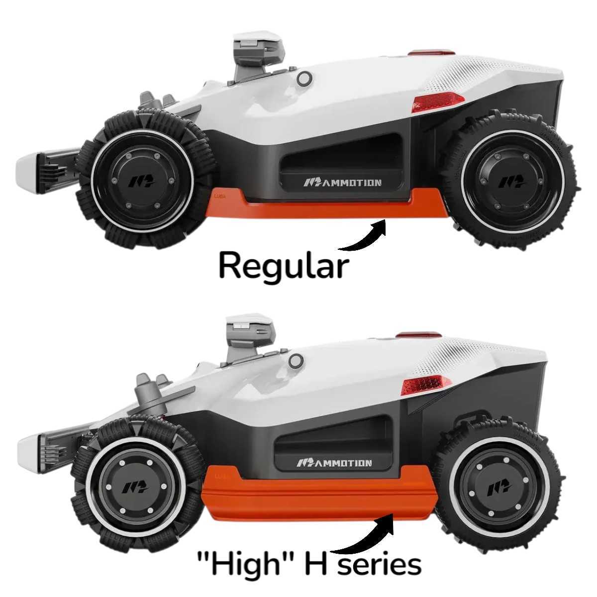 ZM Edge Side Skirt Guard/Protector for Mammotion Luba H  "High" Series & HX Versions