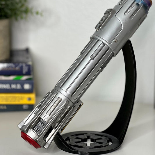 Tilted Lightsaber Display Stand | Rebel | Fulcrum | Jedi | Sith | Galactic