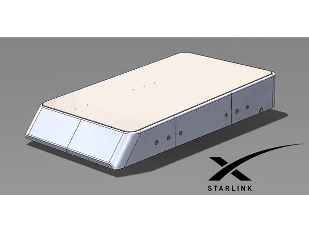 Starlink Dishy Gen2 V2 DIY Flat Mount For Campers and RVs