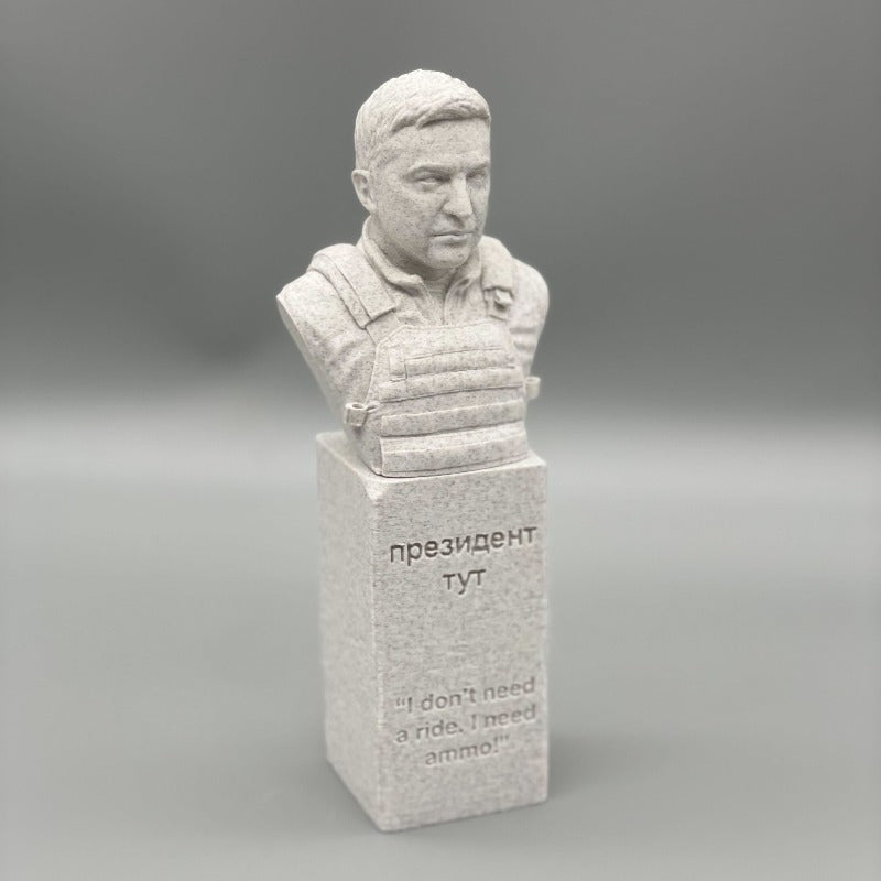 Volodymyr Zelenskyy - President of Ukraine - 8inch Bust