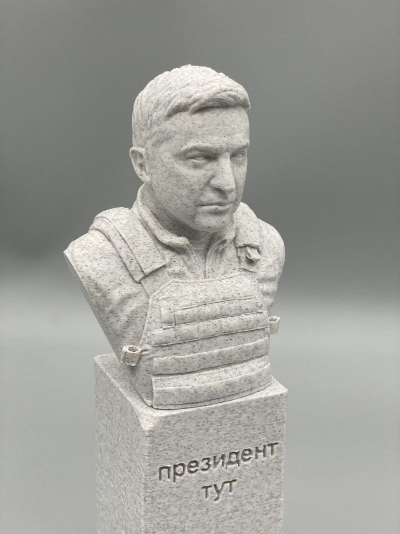 Volodymyr Zelenskyy - President of Ukraine - 8inch Bust