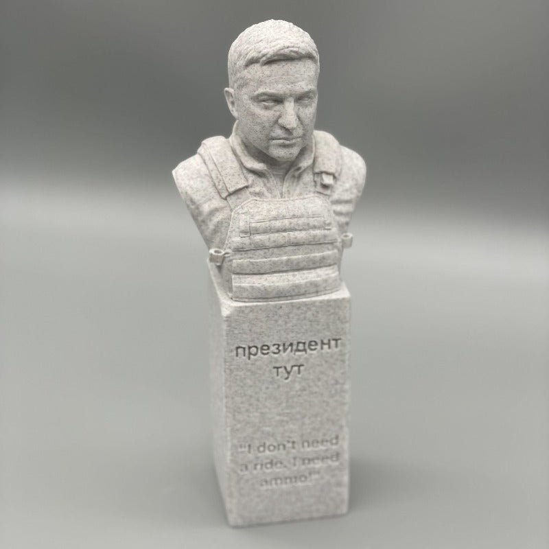 Volodymyr Zelenskyy - President of Ukraine - 8inch Bust