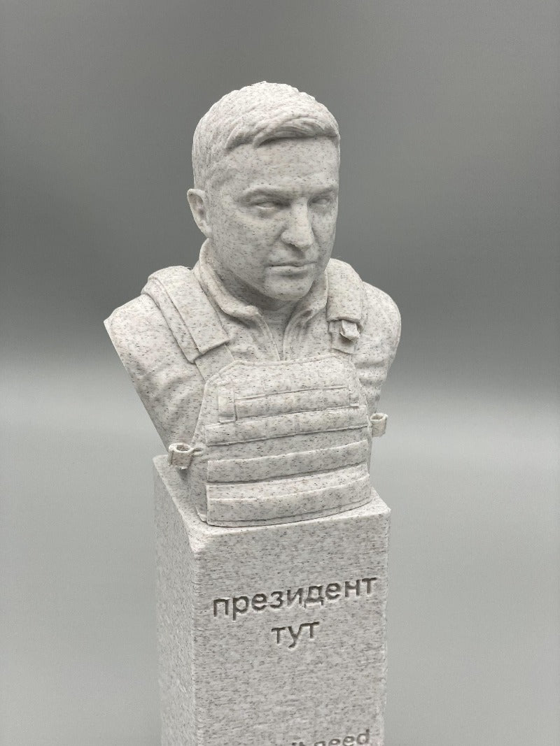 Volodymyr Zelenskyy - President of Ukraine - 8inch Bust