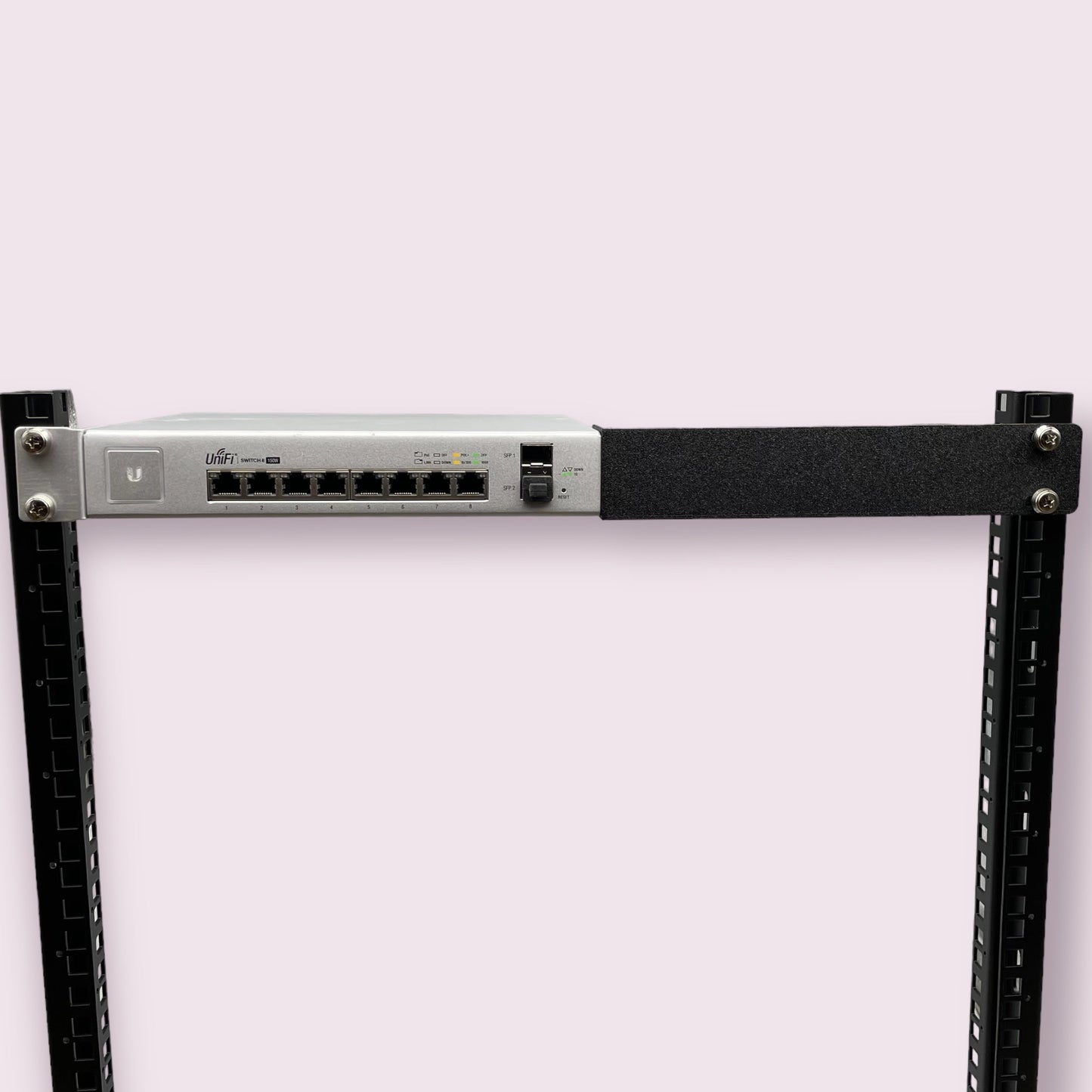 19" 1U Server Rack Mount Ubiquiti UniFi Switch 8 150W (US-8-150W)